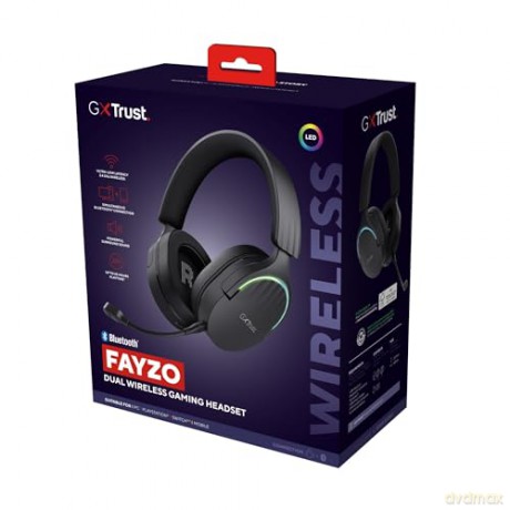 Gxt491 Fayzo Wireless Headset Blk