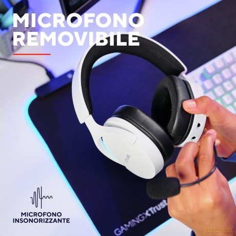 Gxt491w Fayzo Wireless Headset Wht