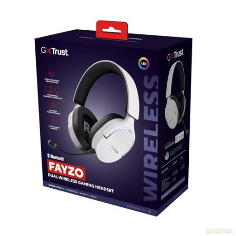 Gxt491w Fayzo Wireless Headset Wht