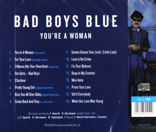 Bad Boys Blue: You're a woman [CD]