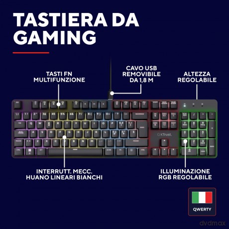 Gxt871 Zora Mechanical Keyboard It