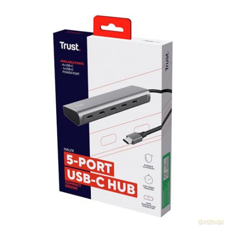 Halyx 5 Port Usb-C Hub