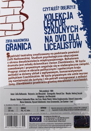 Granica (Kolekcja lektur szkolnych) [2DVD]
