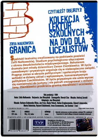 Granica (Kolekcja lektur szkolnych) [2DVD]