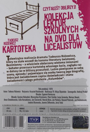 Kartoteka (Kolekcja lektur szkolnych) [DVD]