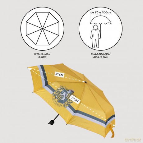 Harry Potter - Hufflepuff - Foldable Umbrella 53 C