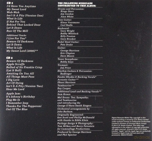 George Harrison: All Things Must Pass (Limited Edition) [2CD]