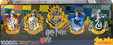 Harry Potter Crests Slim 1000 Piece Jigsaw Puzzle 900mm X 300mm