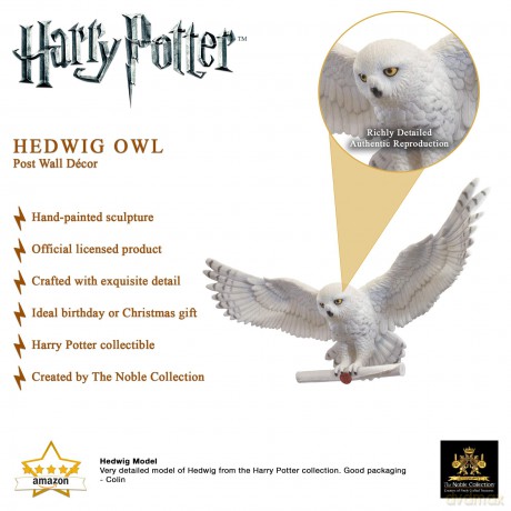 Harry Potter Wandschmuck Hedwig 46 Cm