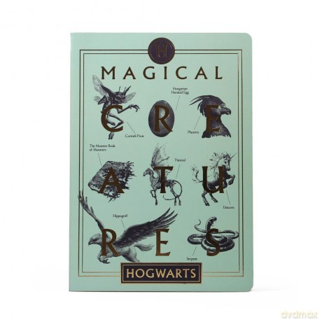 Harry Potter: Half Moon Bay - Criaturas Magicas (Quaderno A5 Flexi)