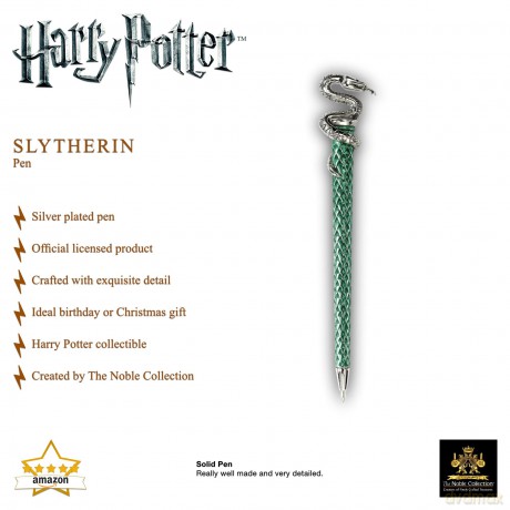 Harry Potter: Slyherin Silver Plated Pen