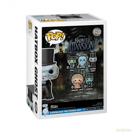 Haunted Mansion Pop! Disney Vinyl Figur Hatbox Gho