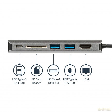 Hdmi 4k - 2xa 1xc - Sd Reader - Pd 3.0