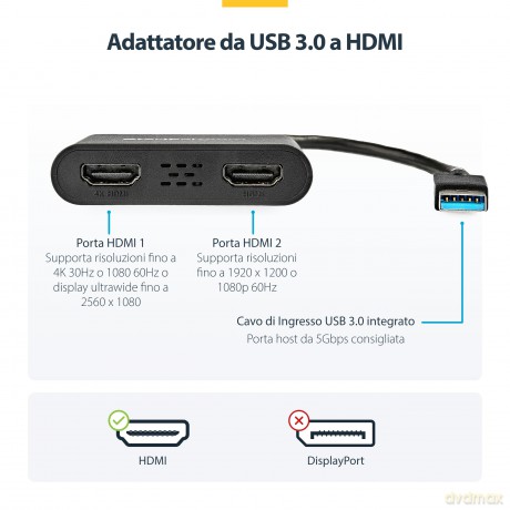 Hdmi Usb Adapter - Usb 3.0 To Hdmi