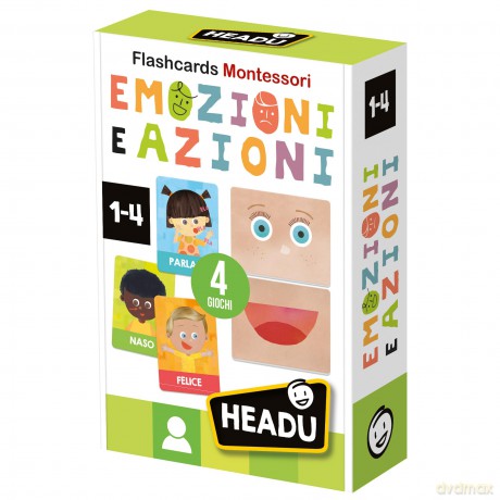 Headu It23103 - Flashcards Montessori Emozioni E Azioni