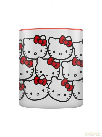 Hello Kitty (Many Kittys) Coloured Inner Pod Mug