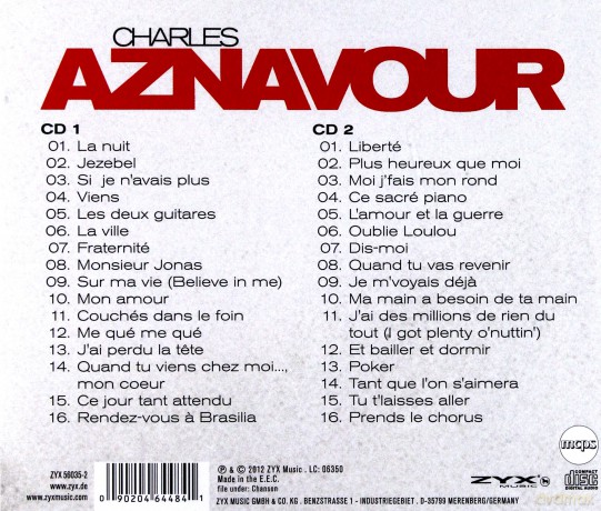 Charles Aznavour: His Greatest Hits [2CD]