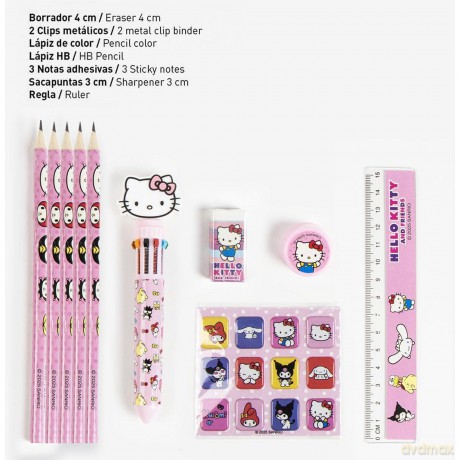 Hello Kitty: Cerda' - Set Cancelleria Scolastica Eva