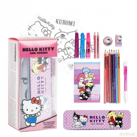 Hello Kitty: Cerda' - Set Cartoleria Da Colorare
