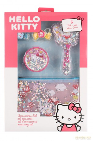 Hello Kitty: Joy Toy - Borsetta Necessaire Set 5 Pz