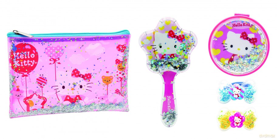 Hello Kitty: Joy Toy - Borsetta Necessaire Set 5 Pz