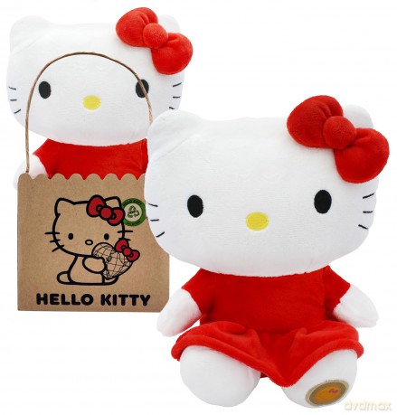 Hello Kitty: Joy Toy - Vestito Rosso Pluszak Eco 24 Cm