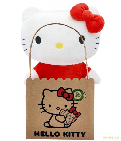 Hello Kitty: Joy Toy - Vestito Rosso Pluszak Eco 24 Cm