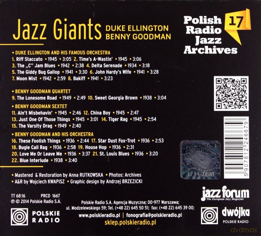 Polish Radio Jazz Archives vol.17: Jazz Giants [CD]