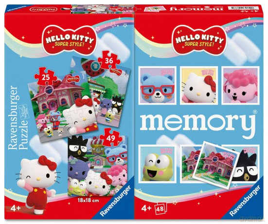 Hello Kitty: Ravensburger - Multipack Memory + 3 Puzzle - Hello Kitty