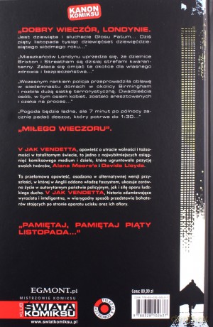 V jak Vendetta - Moore Alan [KSIĄŻKA]