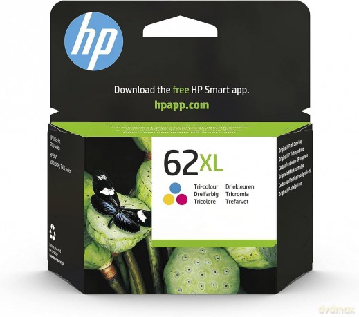 Hhp 62xl High Yield Tri-Color Original Ink Cartridge