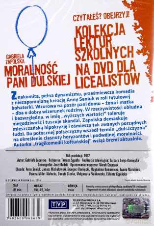 Moralność Pani Dulskiej (Kolekcja lektur szkolnych) [DVD]