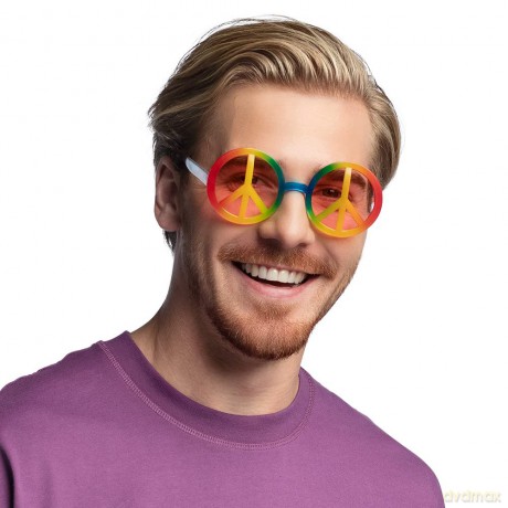 Hippy Glasses Rainbow-Adult