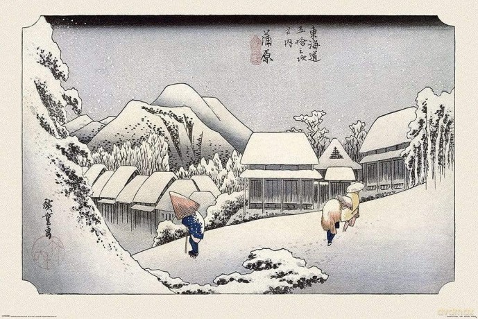 Hiroshige: Kambara (Maxi Poster 61x91,5 Cm)