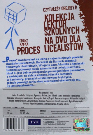 Proces (Kolekcja lektur szkolnych) [DVD]