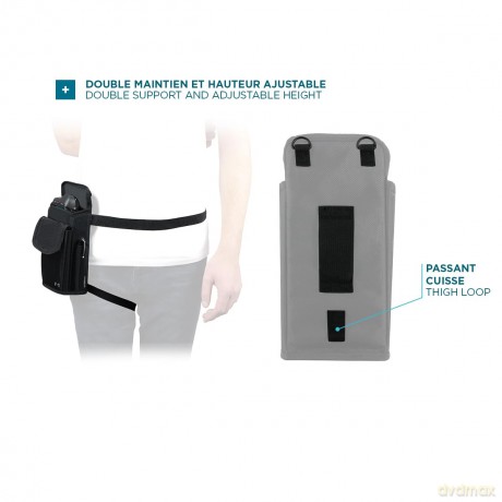 Holster L Hhd Legstrap + Belt