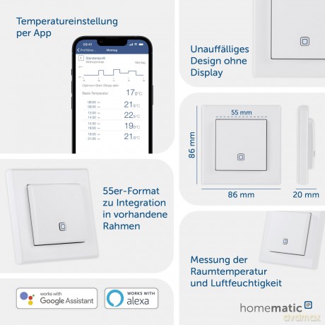Homematic Temp.-/Luftfeu.Sens