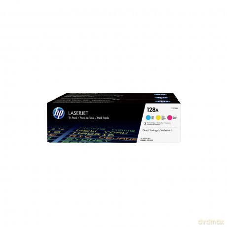 Hp 128a 3-Pack Cyan/Magenta/Yellow Original Laserjet Toner Cartridges