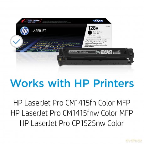 Hp 128a Black Original Laserjet Toner Cartridge