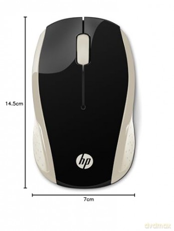 Hp 200 Gold Wireless Mouse