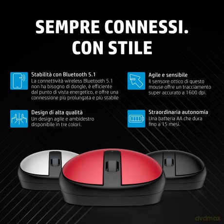 Hp 240 Bluetooth Mouse Silver