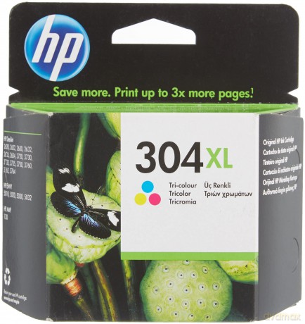 Hp 304xl Tri-Color Ink Cartridge