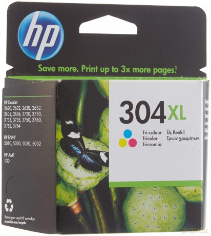 Hp 304xl Tri-Color Ink Cartridge
