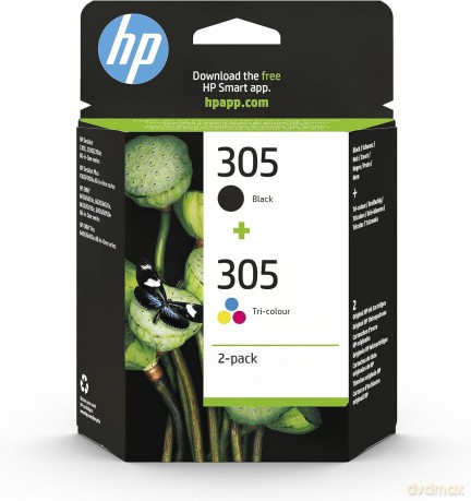 Hp 305 2-Pack Tri-Color/Black