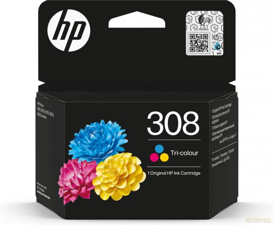 Hp 308 Tri-Color Original Ink Cart
