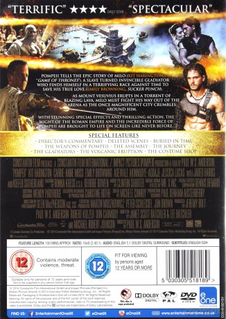 Pompeii (Pompeje) [DVD]