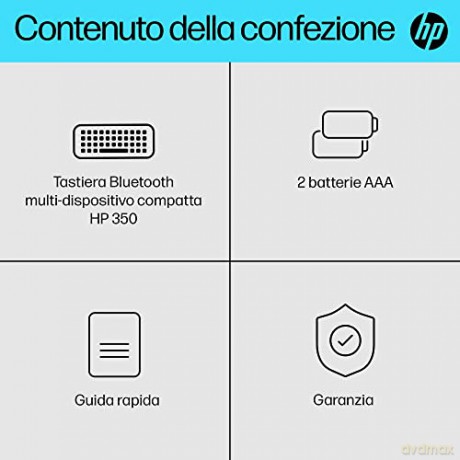 Hp 350 Blk Compact Bluetooth Keyb