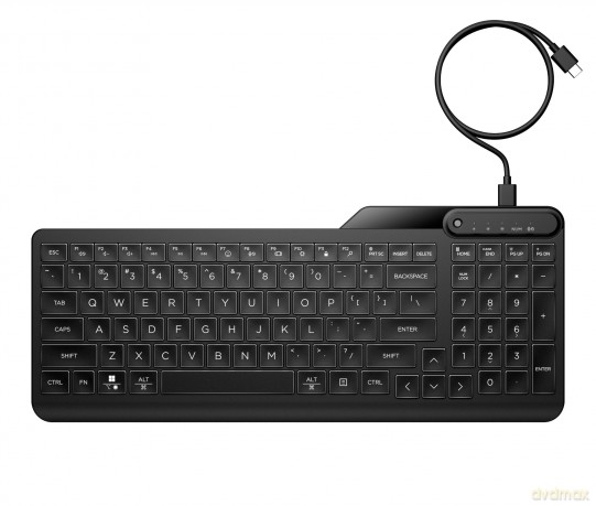 Hp 400 Backlit Wired Kbd Ash Wired