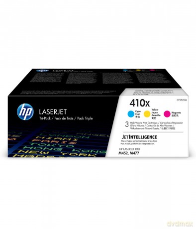 Hp 410x High Yield Cyan Magenta Yellow Laserjet Toner Cartridge