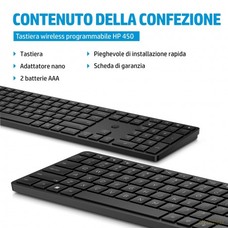 Hp 450 Wireless Progr Keyboard